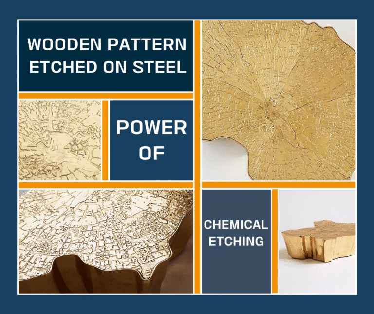 Read more about the article Creating Wooden Patterns on Stainless Steel: The Power of Chemical Etching and Embossing