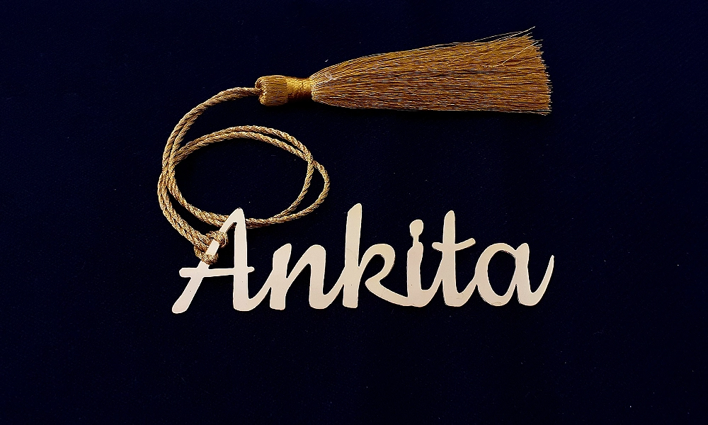 name metal bookmark